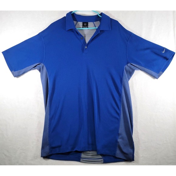 Nike Other - Nike Golf Sphere Dry React Short Sleeve Polo Shirt Men's XL Blue / Gray Vented